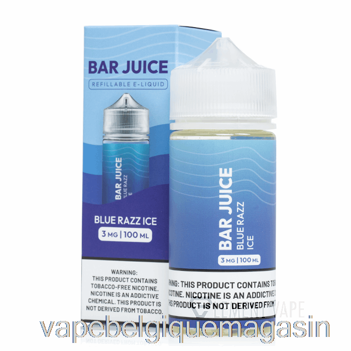 Vape Juice Blue Razz Ice - Jus De Barre - 100ml 6mg